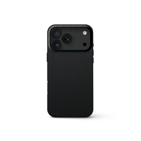 iPhone Case 17 - Full-Grain Leather - Black